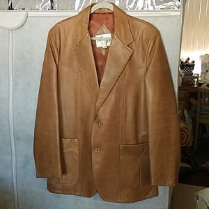 Leather Blazer by Remy Leather Fashions